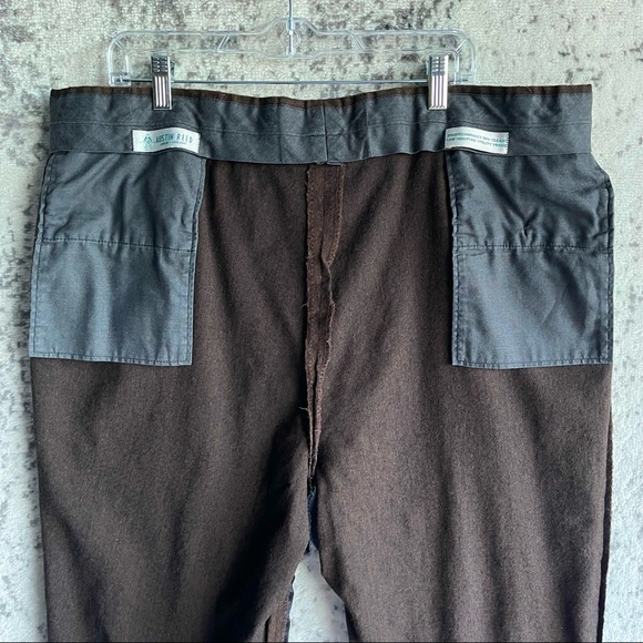 Austin Reed Trousers Mens Size 42 Pants Brown Wool Blend Pleated Casual London - Picture 9 of 10